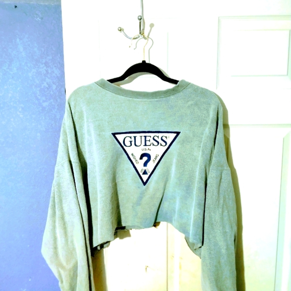 Guess vintage cropped sweater